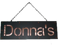 Custom Copper Names & Signs
