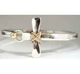 Sterling Cross Bracelet