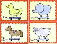 Nursery Art - Pull-toys