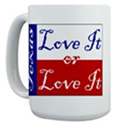Texas Love It or Love It mug