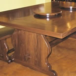 Custom Oversized Trestle Table