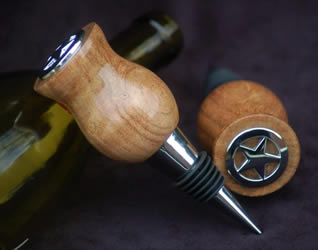 Mesquite Bottle Stopper