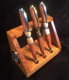 Mesquite Pen Stand