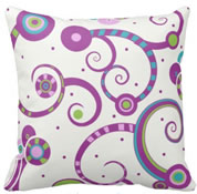 Plum Crazy Pillow