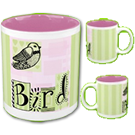 Pretty Bird Lovers Mug